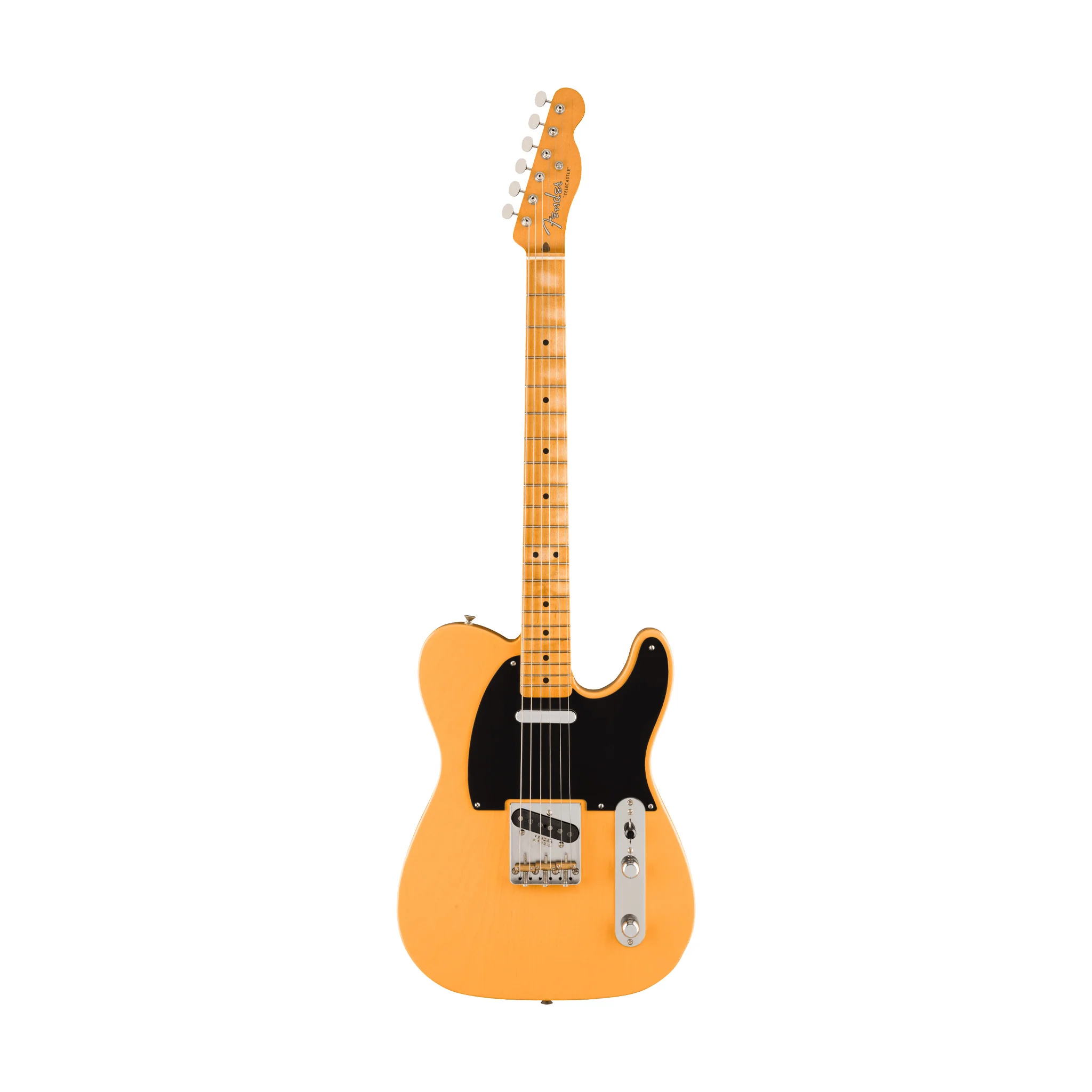 Fender 75th Anniversary Roadworn 1951 Telecaster Electric Guitar, Maple FB, Butterscotch Blonde