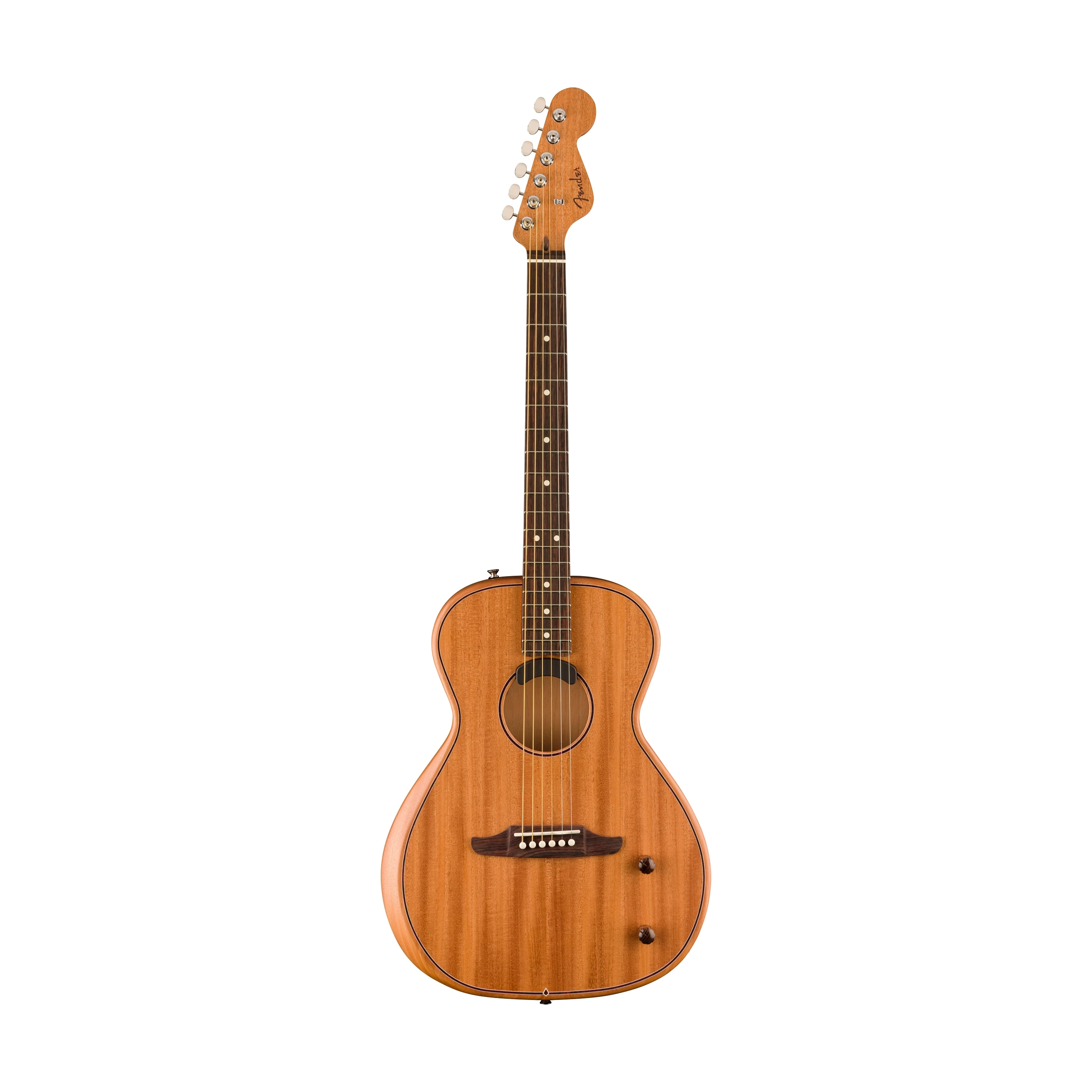 Fender Highway Series Parlor Acoustic Guitar w/Bag, RW FB, Mahogany