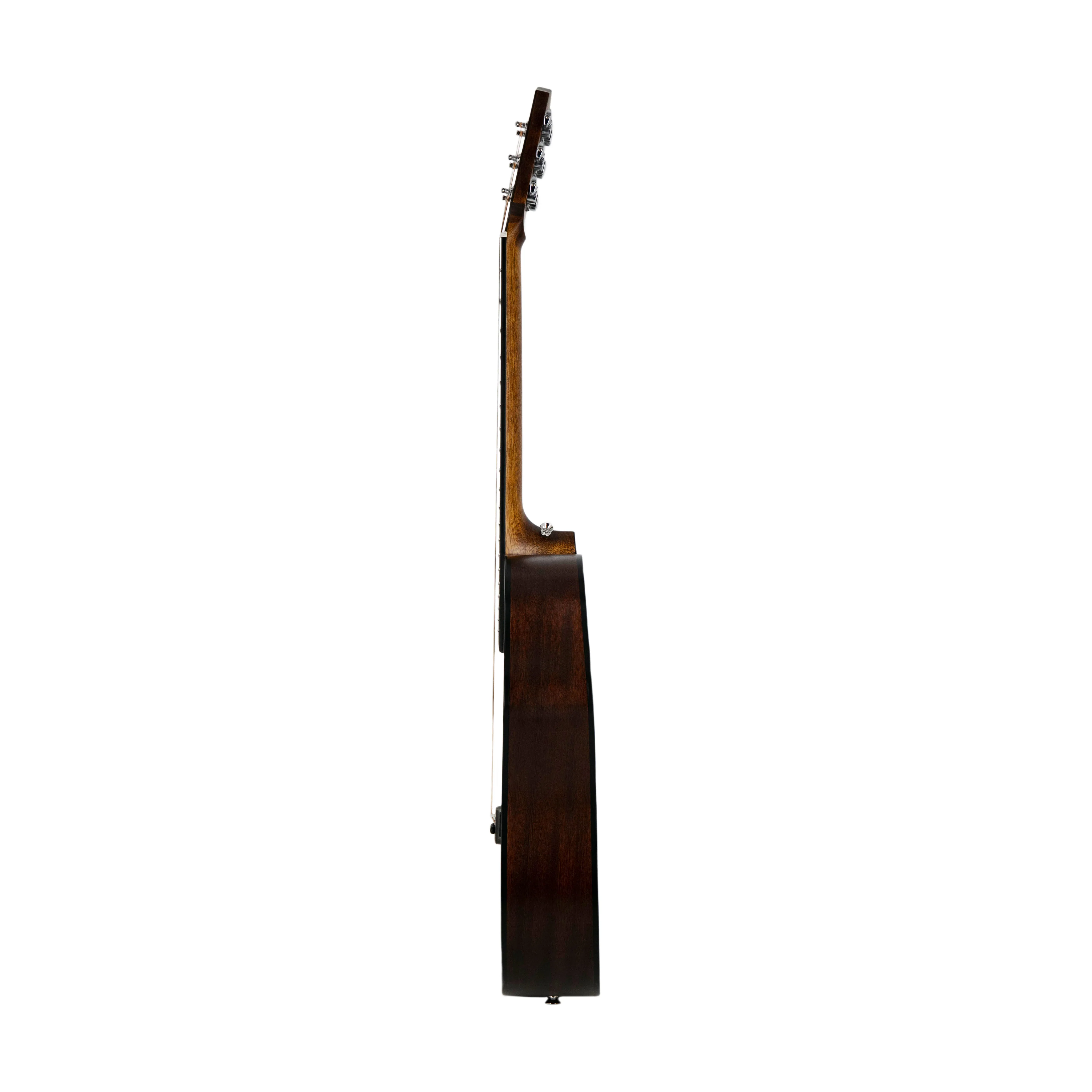 Harmony Foundation Series Terra Petite OM Acoustic Guitar w/Bag, Natural Satin - Image 3