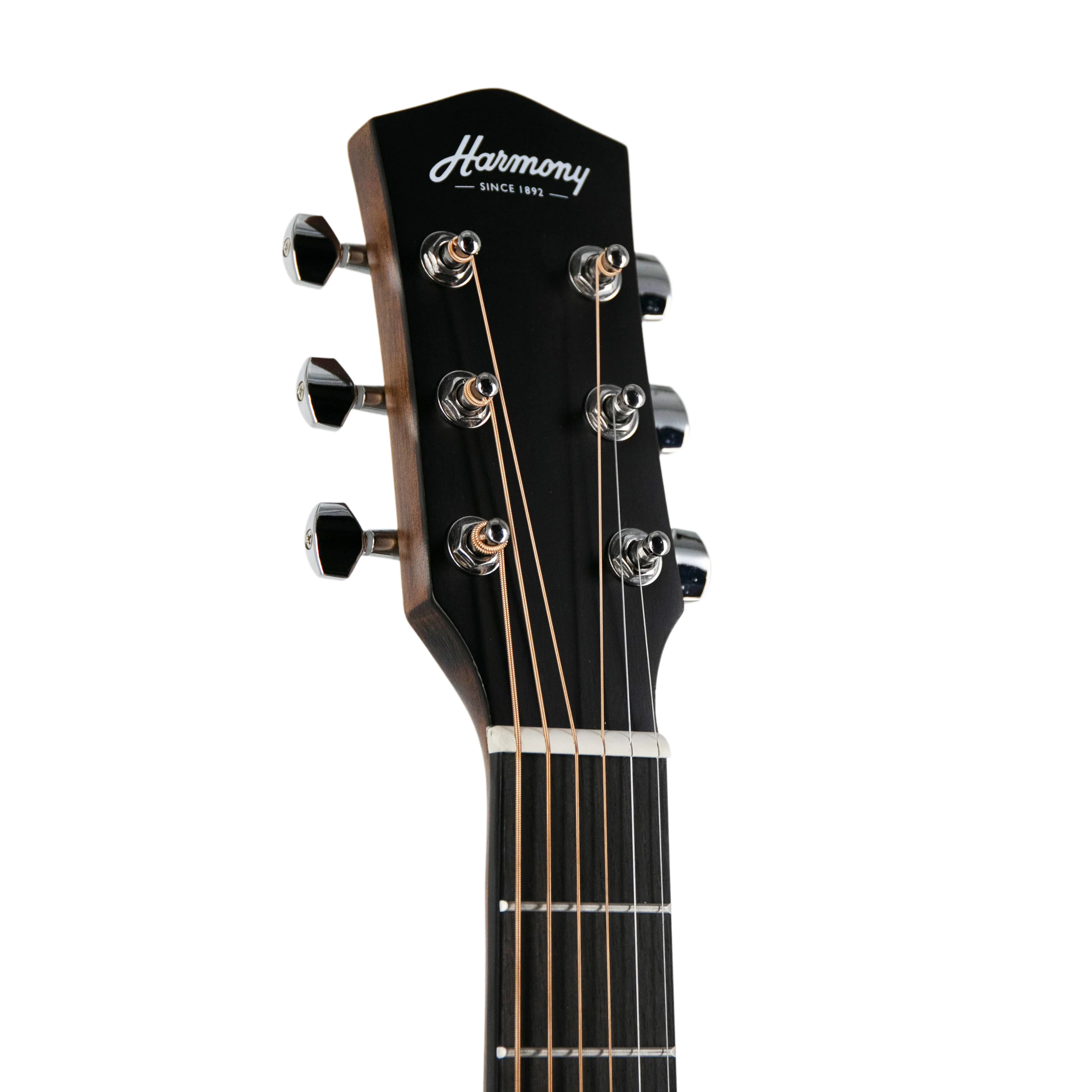 Harmony Foundation Series Terra Petite OM Acoustic Guitar w/Bag, Natural Satin - Image 6