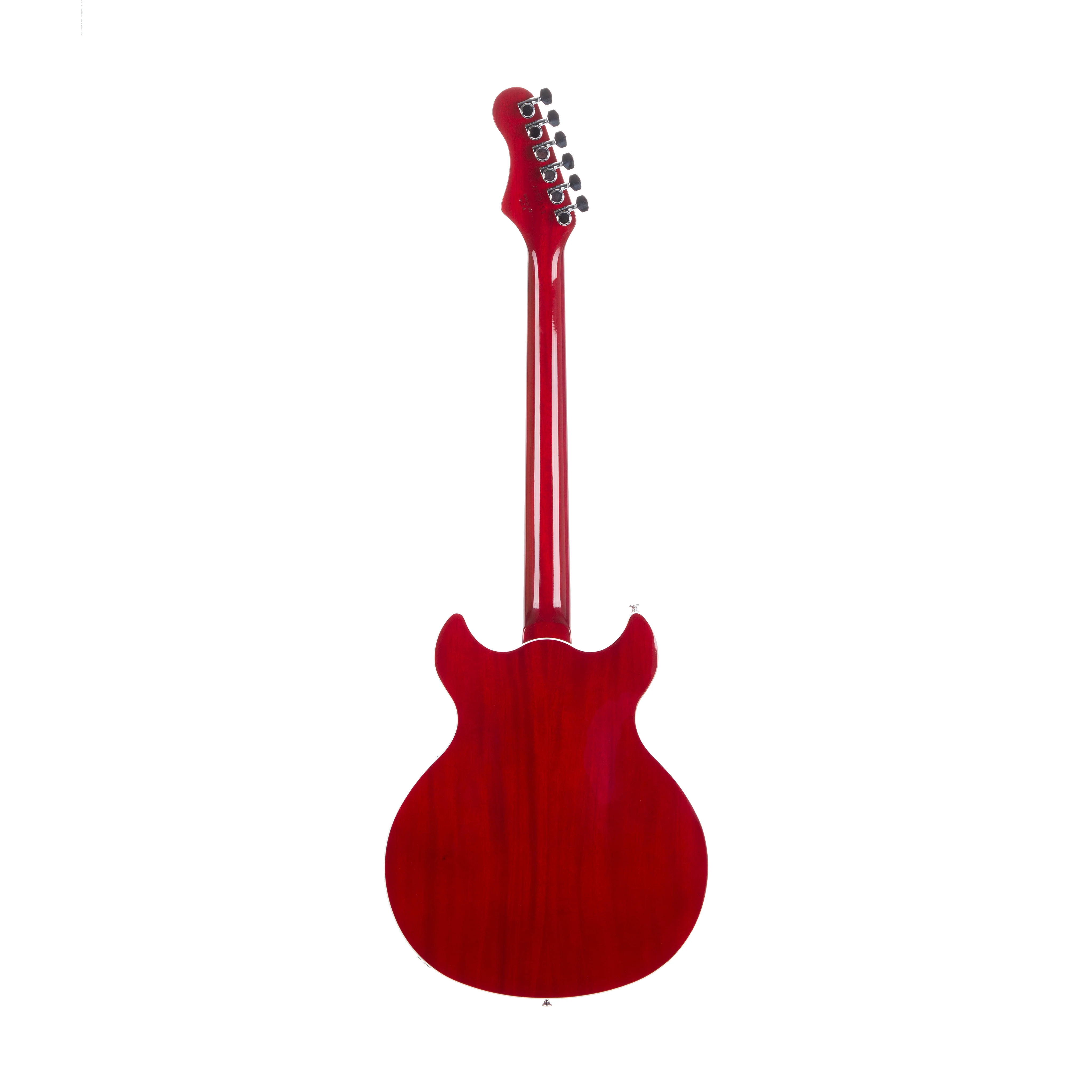 Harmony Standard Series Comet Electric Guitar w/Case, RW FB, Trans Red - Image 2