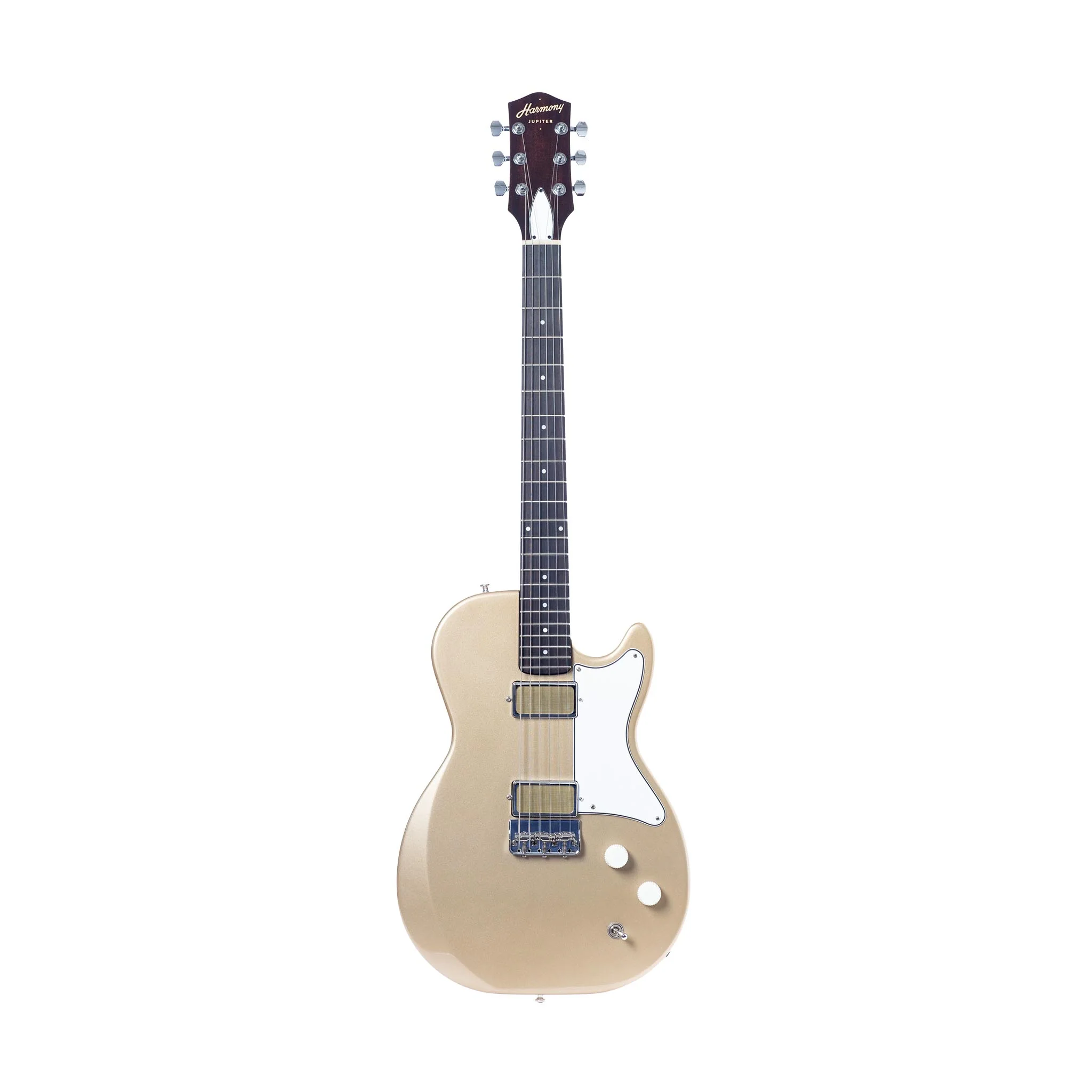 Harmony Standard Series Jupiter Electric Guitar w/Case, RW FB, Champagne