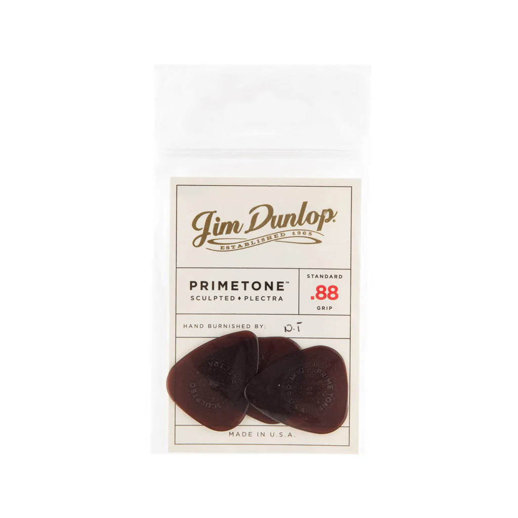 Jim Dunlop 510 Primetone Standard Grip Pick, .88mm, 3-Pack