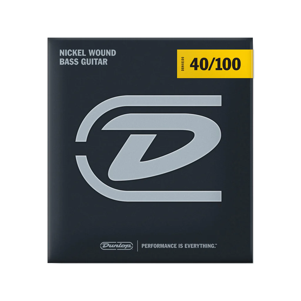 Jim Dunlop DBN40100 Nickel Wound Bass 4-String Set, 40-100