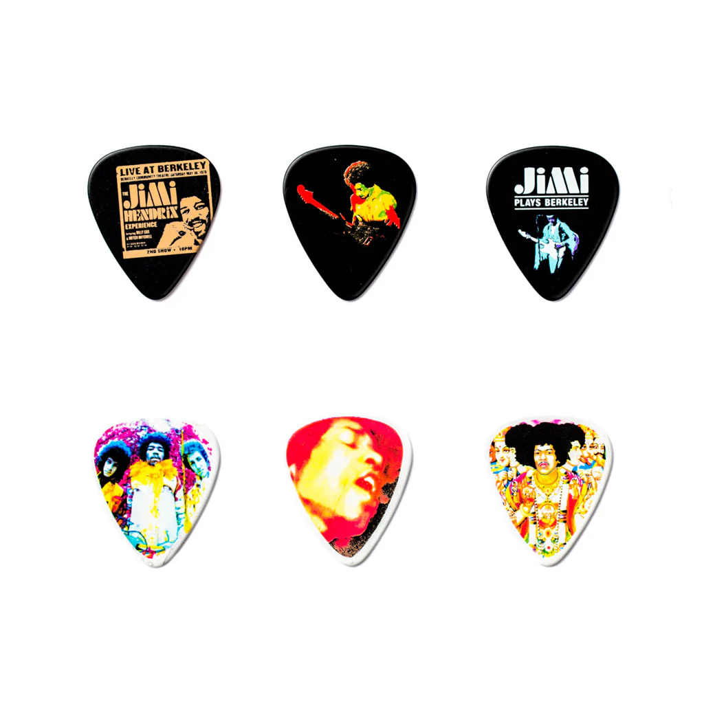 Jim Dunlop JHPT02M Jimi Hendrix Bold As Love Pick Tin, Medium - Image 2