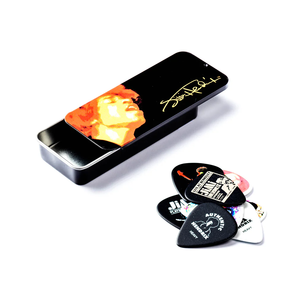 Jim Dunlop JHPT03H Jimi Hendrix Electric Ladyland Pick Tin, Heavy