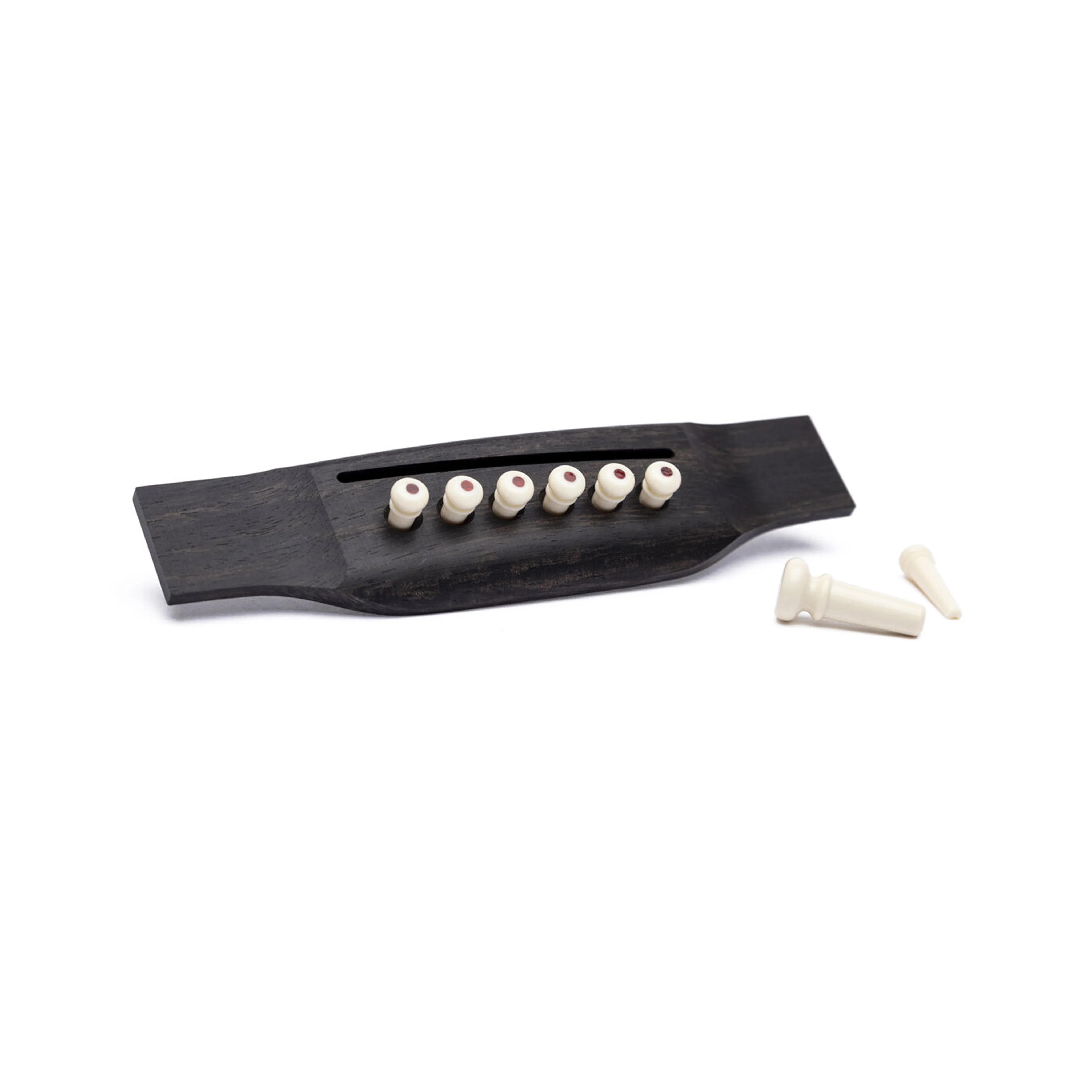 Martin 18APP60 Inlaid Bridge & Endpins, White/Tortoise, Set of 8 - Image 2