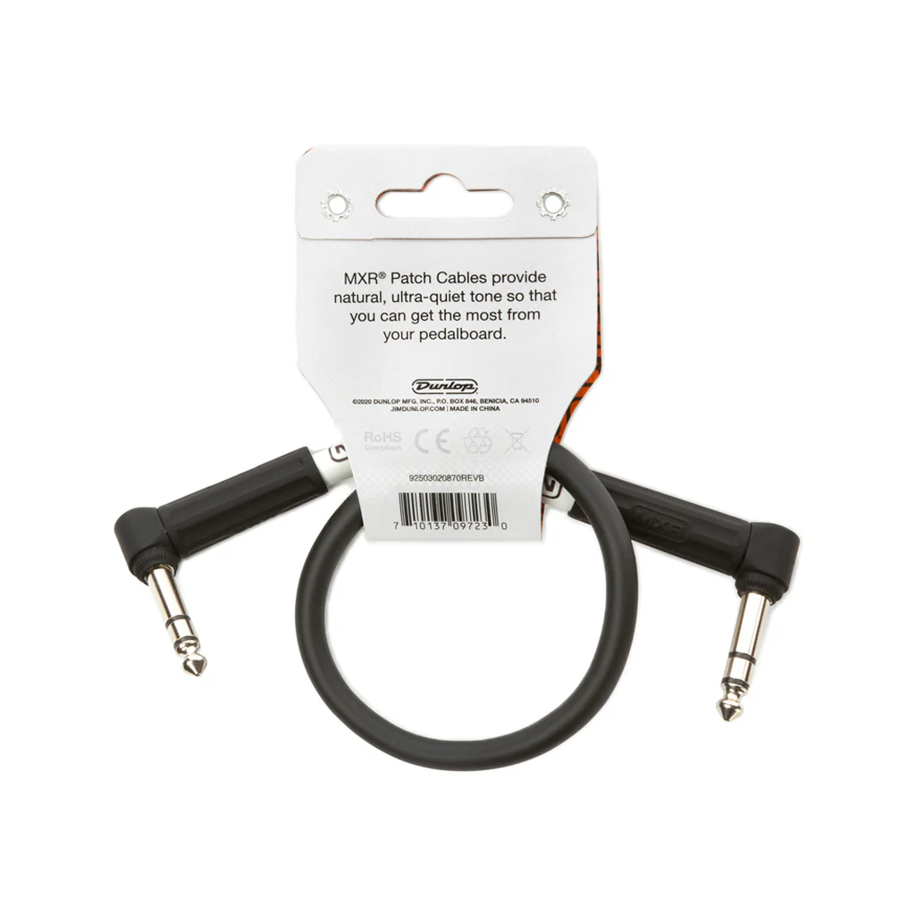 MXR DCIST01RR TRS Stereo Cable, Right/Right, 1ft - Image 2