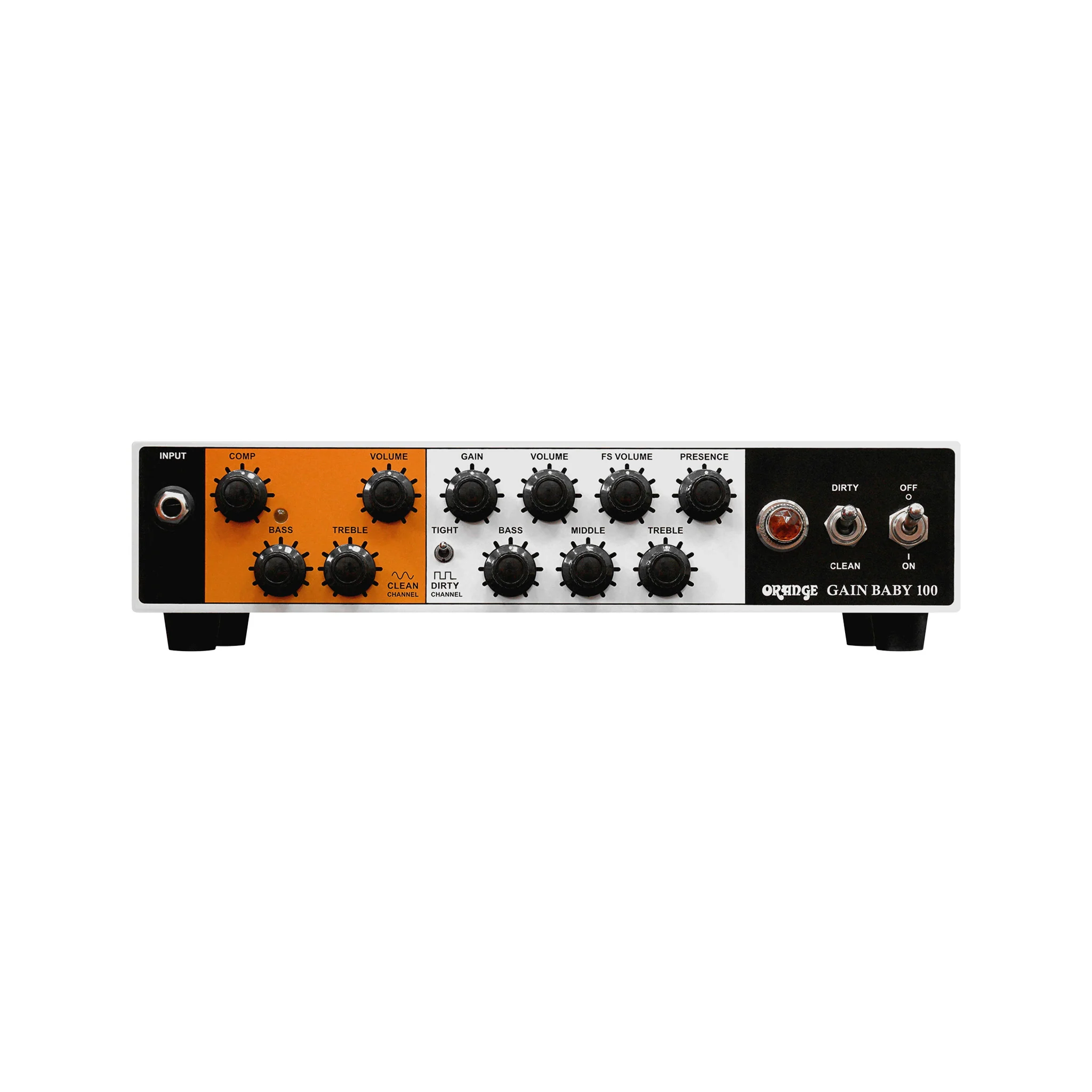 Orange Gain Baby 100 100W Twin Channel Guitar Amp Head w/FX loop