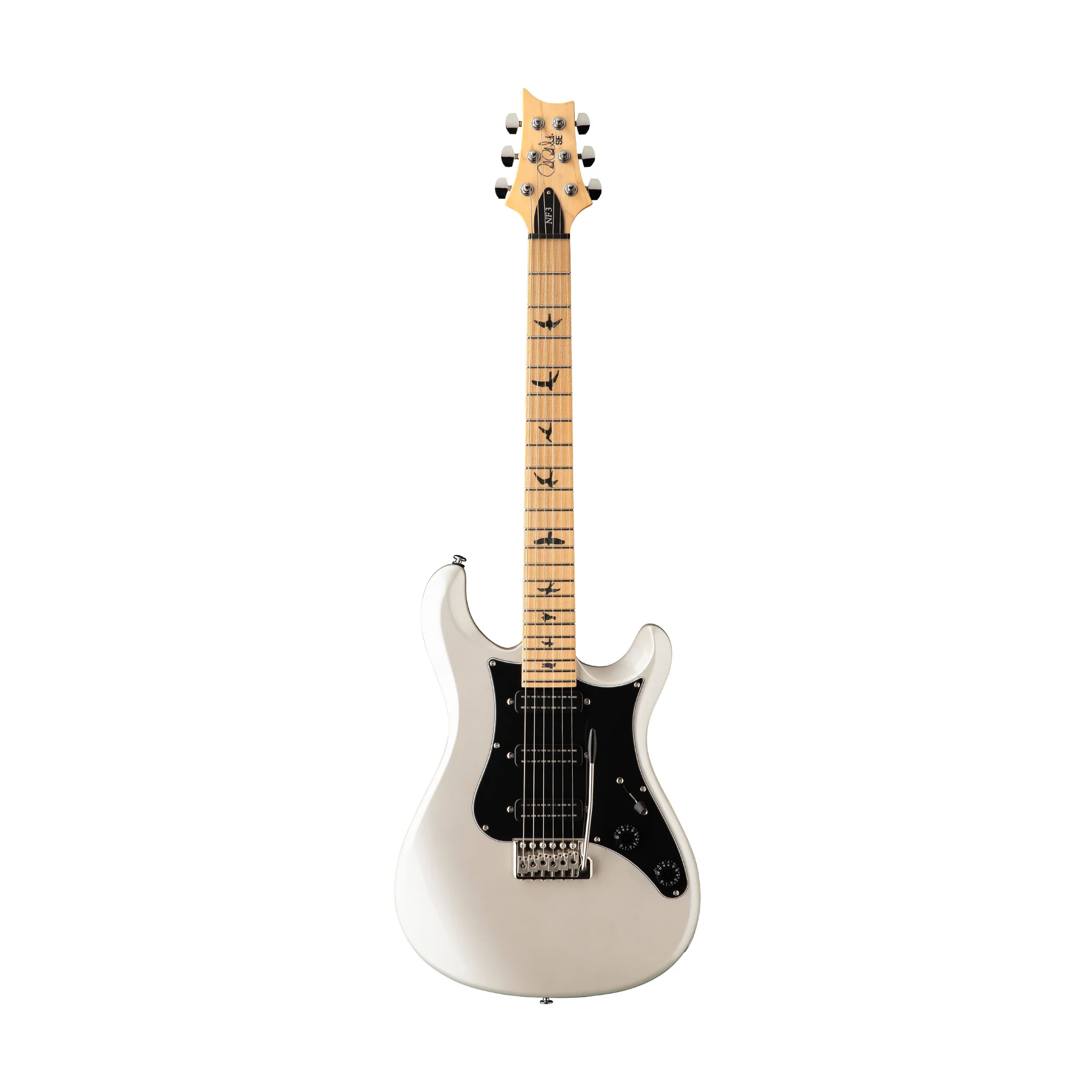 PRS SE NF3 Electric Guitar w/Bag, Maple FB, Pearl White