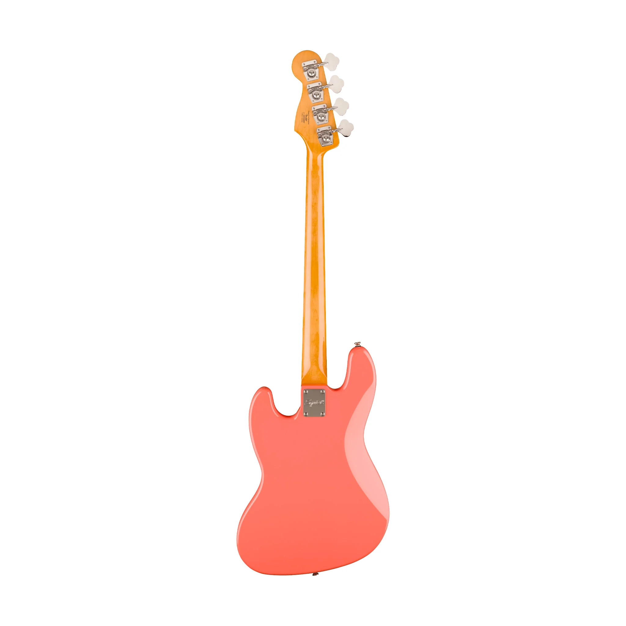 Squier Classic Vibe 60s Jazz Bass Guitar, Laurel FB, Tahitian Coral - Image 2