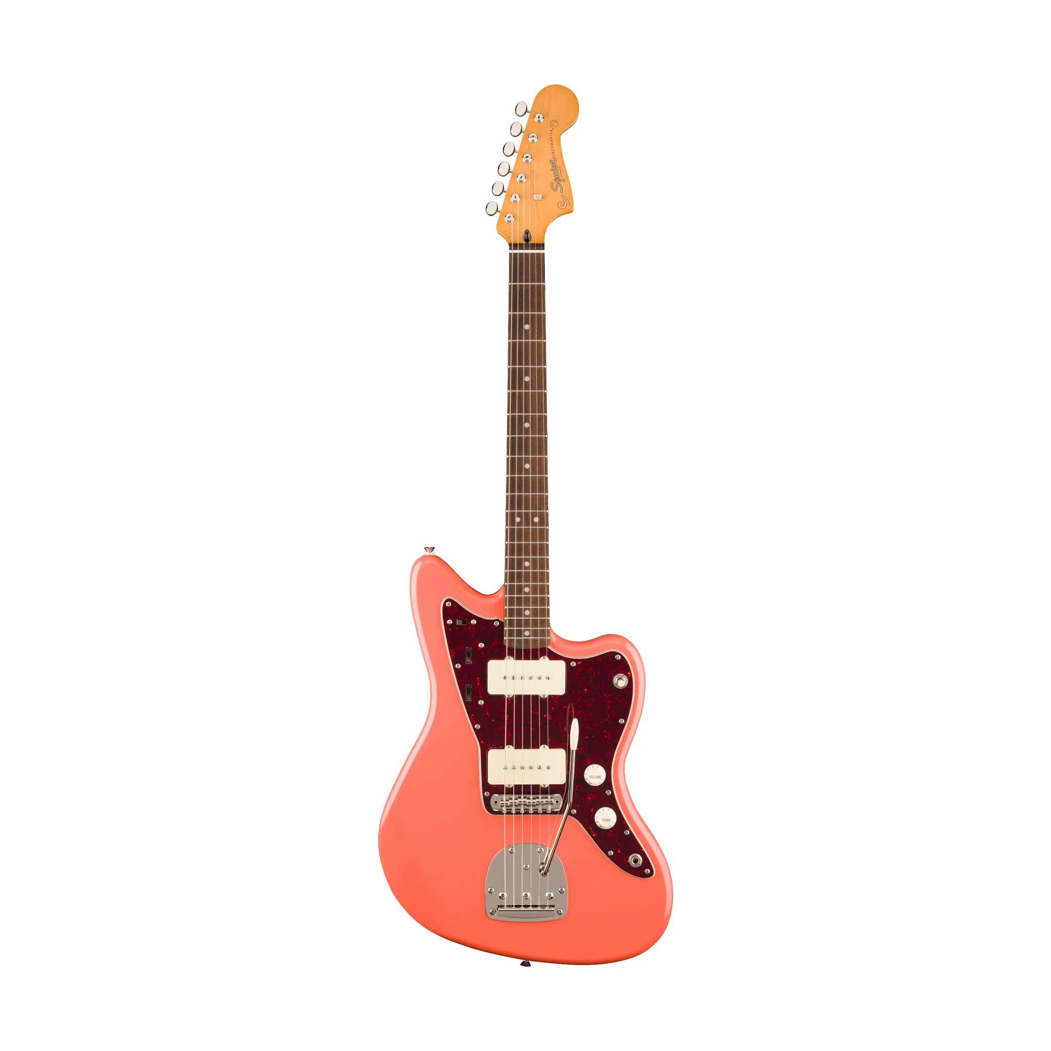 Squier Classic Vibe 60s Jazzmaster Electric Guitar, Laurel FB, Tahitian Coral
